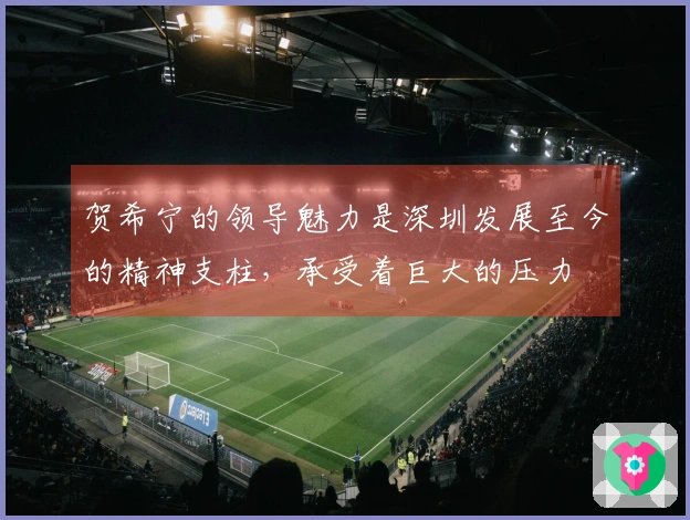 贺希宁的领导魅力是深圳发展至今的精神支柱，承受着巨大的压力